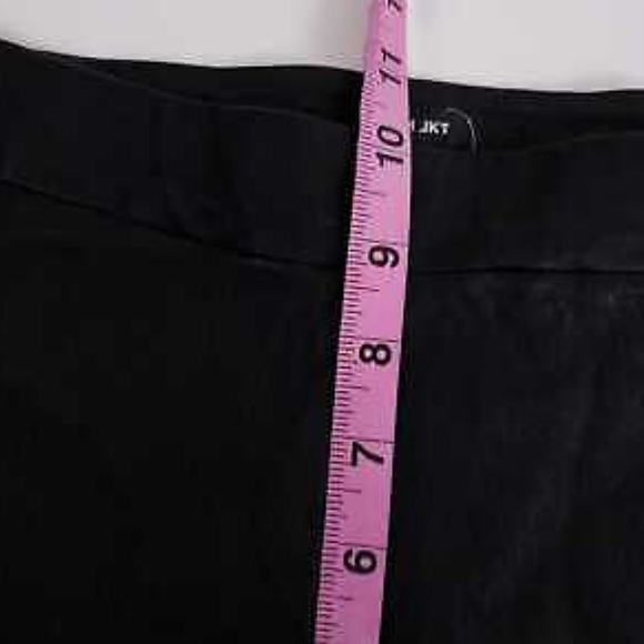LTH JKT Aya Leather Bike Short in Black s - Picture 9 of 9